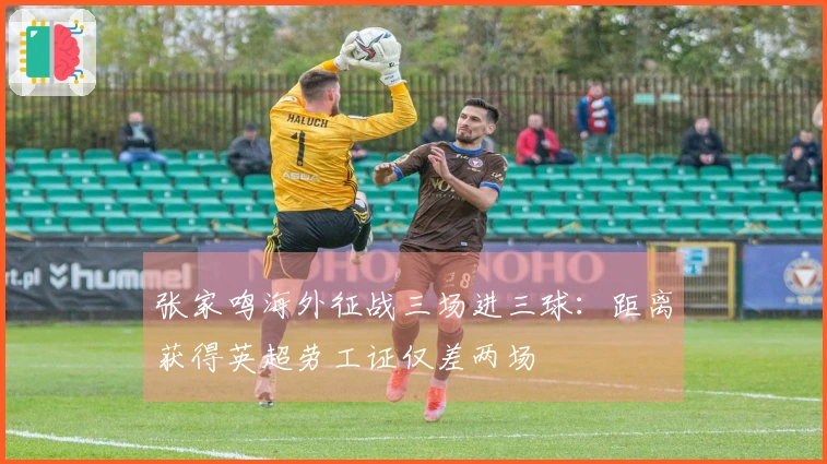 张家鸣海外征战三场进三球:距离获得英超劳工证仅差两场